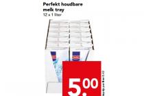perfekt houdbare melk tray 12 x 1 liter