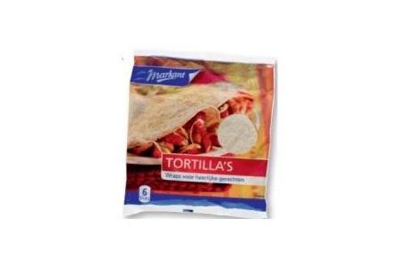 markant tortilla wraps