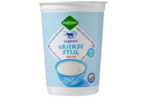 melkan yoghurt griekse stijl 0 vet