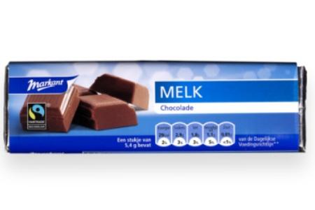 markant chocoladereep melk