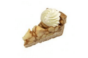 appelpunt met slagroom