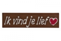 ik vind je lief chocoladereep