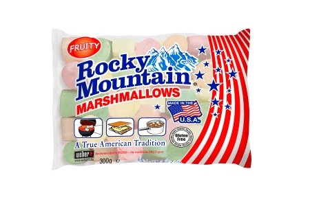 rocky mountains marshmallows fruity