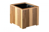 plantenbak acacia hout vierkant