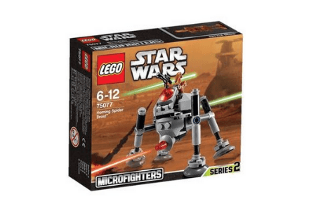 lego star wars 75077 microfighters homing spider droid