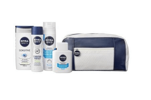 nivea sensitive gevulde toilettas geschenkset