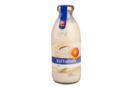 1 de beste koffiemelk vol