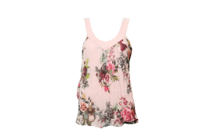 singlet crepe bloemenprint