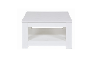 salontafel storm 70x70x40 cm grenen gelakt wit