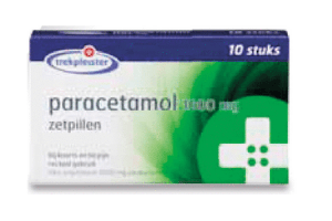 trekpleister paracetamol zetpillen