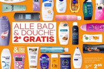 alle bad amp douche 2e gratis