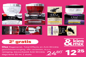 olaz producten 2e gratis