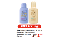 etos suncare lotionspray spf 50 200 ml of aloeuml vera aftersun 200 ml bijvoorbeeld aloeuml vera aftersun 