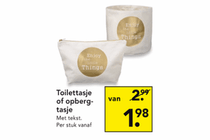 toilettasje of opbergtasje