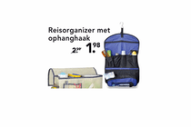 reisorganizer met ophanghaak