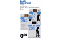 panty microfiber