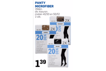 panty microfiber 