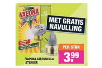 vapona citronella stekker