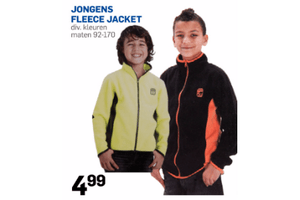 jongens fleece jacket