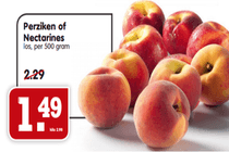 perziken of nectarines