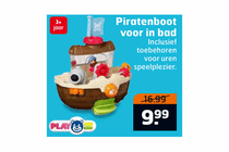 piratenboot voor in bad 