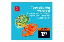 touwtjes met waterbal