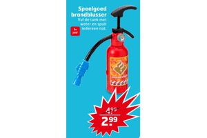 speelgoed brandblusser