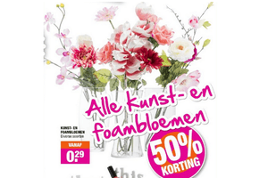 kunst  en foambloemen