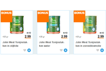 john west tonijnstukken 3 pack