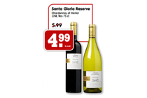 santa gloria reserve chardonnay of merlot