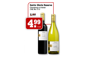 santa gloria reserve chardonnay of merlot