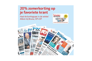 zomerkorting op je favoriete krant