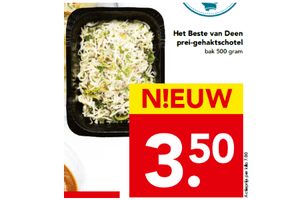 het beste van deen prei gehaktschotel