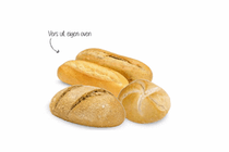 coop pistolets kaiser  of boerenvolkorenbroodjes