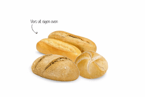 coop pistolets kaiser  of boerenvolkorenbroodjes
