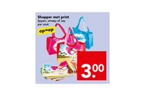 shopper met print