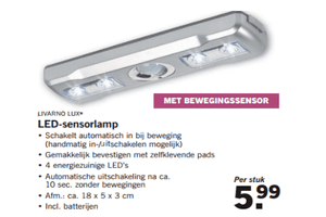 livarno lux led sensorlamp