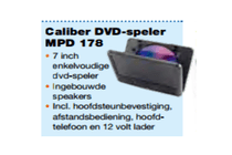 caliber dvd speler mpd 178