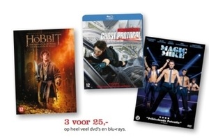 3 dvds voor 25 