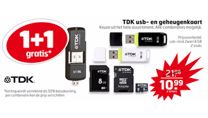 tdk usb  en geheugenkaart