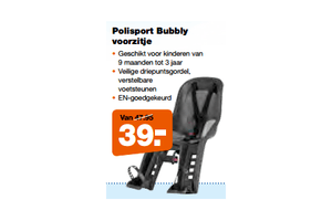 polisport bubbly voorzitje