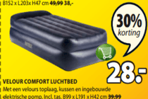 velour comfort luchtbed