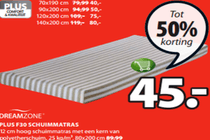 plus f30 schuimmatras 