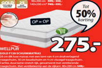 gold f120 schuimmatras