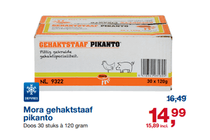mora gehaktstaaf pikanto