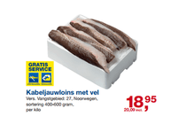 kabeljauwloins met vel 