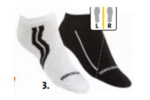 multi pak sneakersokken