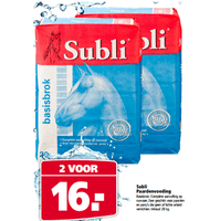 subli paardenvoeding