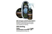 alle grangers onderhoudsartikelen