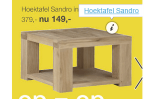 hoektafel sandro